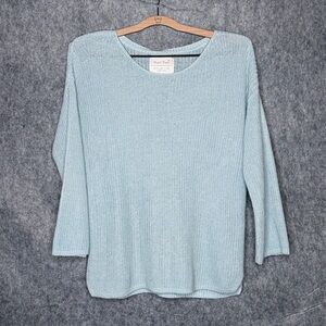 Part Two CetronaPw PU Pure Linen Knit‎ Sweater- Sz M